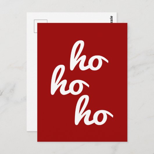 Ho-ho Briefkaart (Voorkant / Achterkant)