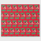 Ho Ho Cadeaupapier (Vlak)