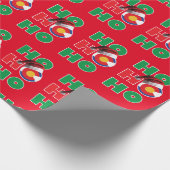 Ho Ho Cadeaupapier (Hoek)