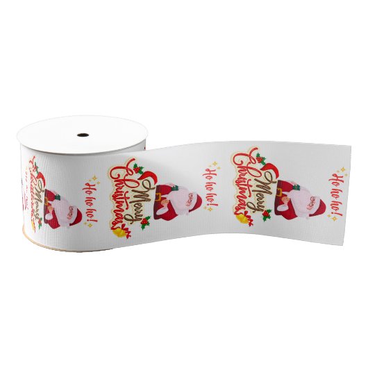 Ho Ho Christmas Grosgrain Lint (Spoel)