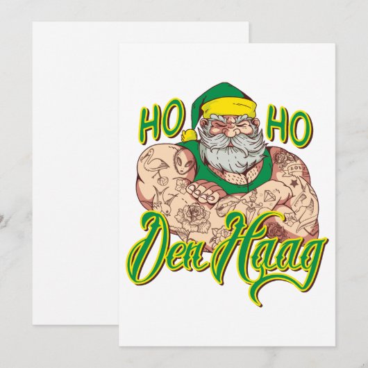 Ho Ho Den Haag Feestdagenkaart (Voorkant / Achterkant)