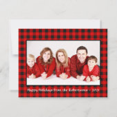 Ho Ho Element Holmium Kerstfotokaart (Achterkant)