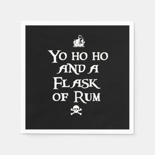 Ho ho en een erlenmeyer servetten (Voorkant)