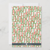 Ho Ho Feestdagen nodigen uit Kaart (Achterkant)