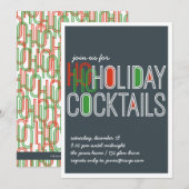 Ho Ho Feestdagen nodigen uit Kaart (Voorkant / Achterkant)