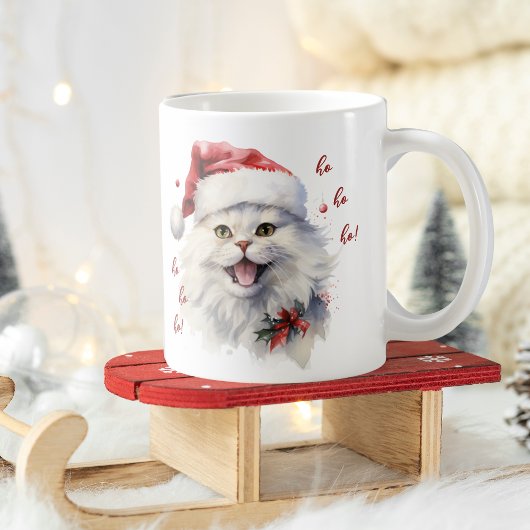 Ho Ho! Funny Cat Santa Mok