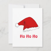 Ho Ho Funny Kerstkerstkerstkerstkerstman pet rood (Voorkant)