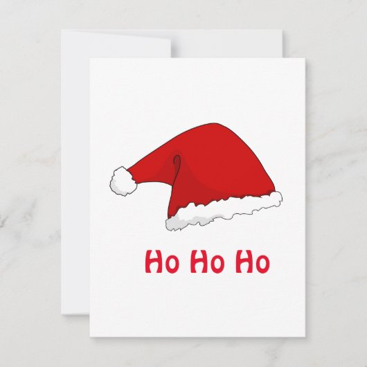 Ho Ho Funny Kerstkerstkerstkerstkerstman pet rood  (Voorkant)