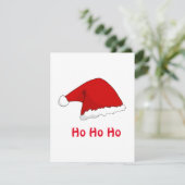 Ho Ho Funny Kerstkerstkerstkerstkerstman pet rood  (Staand voorkant)