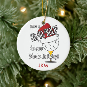 Ho, Ho, Gat in Één Ornament van Kerstmis