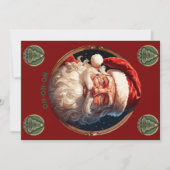 Ho ho geluk feestdagenkaart (Voorkant)