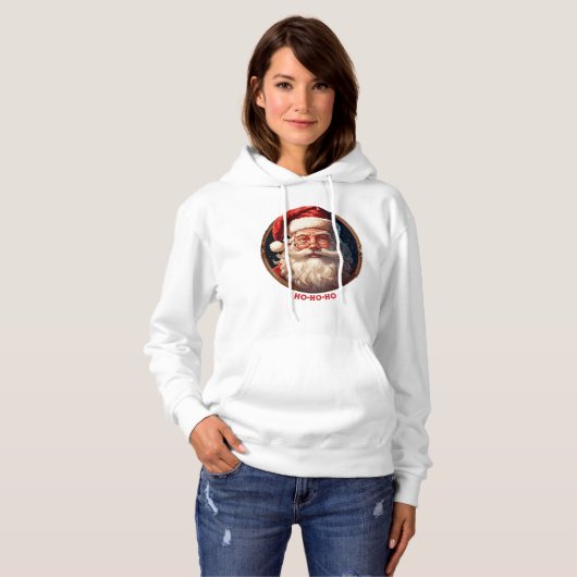 Ho ho geluk hoodie (Voorkant volledig)