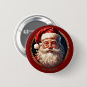 Ho Ho Geluk Ronde Button 5,7 Cm (Voorkant /achterkant)