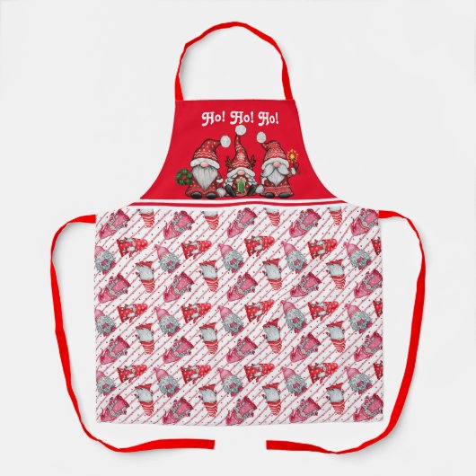 Ho Ho Gnomes Schort (Voorkant)