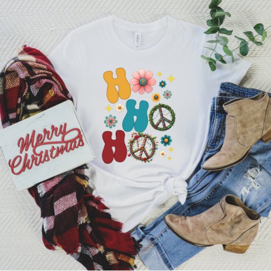 Ho Ho Groovy Kerst T-shirt