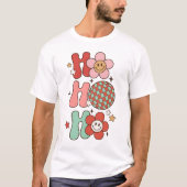 Ho Ho Groovy Retro T-shirt (Voorkant)