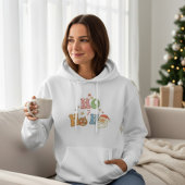Ho Ho Groovy Vrolijk kerstfeest Hoodie