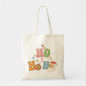Ho Ho Groovy Vrolijk Kerstfeest Tote Bag (Voorkant)