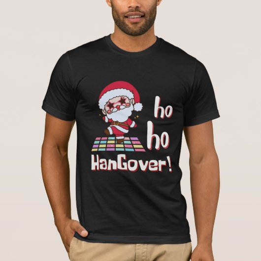 Ho Ho Hangover Funny Christmas Special Mannen T-shirt (Voorkant)