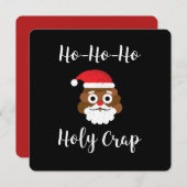 Ho ho Heilige onzin Grappig Feestdagenkaart (Voorkant / Achterkant)