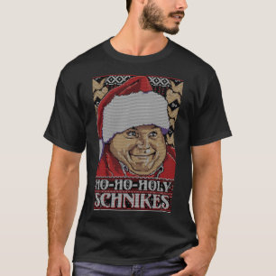 Ho Ho Heilige Schnikes lelijke kerstcadecadeau Mem T-shirt