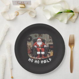 HO HO HELP HOARDER SANTA paper bord