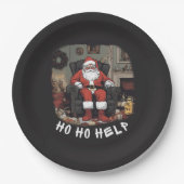 HO HO HELP HOARDER SANTA paper bord (Voorkant)