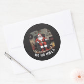 HO HO HELP HOARDER SANTA STICKER (Envelop)