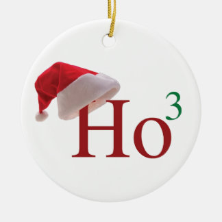 Ho Ho Ho 3 Vrolijk kerstfeest met de 3de macht Keramisch Ornament