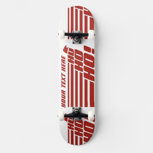 Ho Ho Ho aangepaste Xmas skateboards (Voorkant)