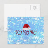 HO HO HO Ansichtkaart Briefkaart (Voorkant / Achterkant)