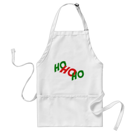 Ho Ho Ho Apron Standaard Schort (Voorkant)