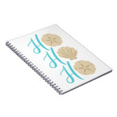 Ho Ho Ho Beach Kerstman en Shell Notitieboek (Rechterzijde)