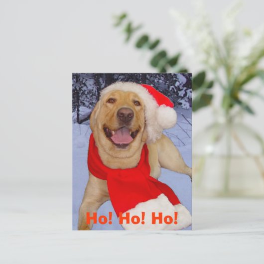 Ho! Ho! Ho! Briefkaart (Staand voorkant)