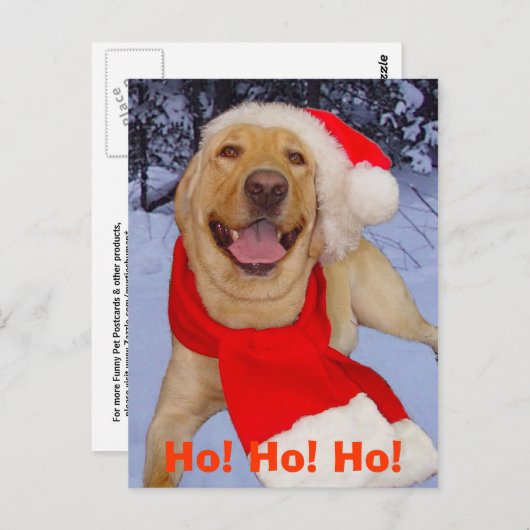 Ho! Ho! Ho! Briefkaart (Voorkant / Achterkant)