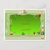 Ho ho ho briefkaart (Voorkant)