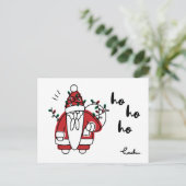 ho ho ho  briefkaart (Staand voorkant)