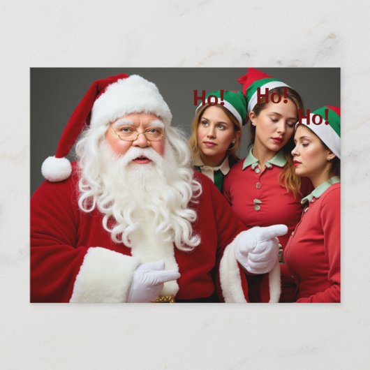 Ho! Ho! Ho! Briefkaart (Voorkant)