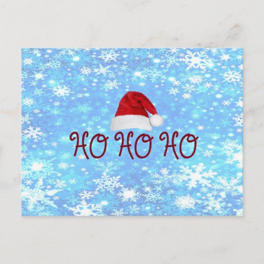 HO HO HO Briefkaart (Voorkant)