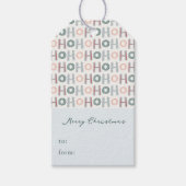 Ho Ho Ho Cadeaubijslage Cadeaulabel (Voorkant)