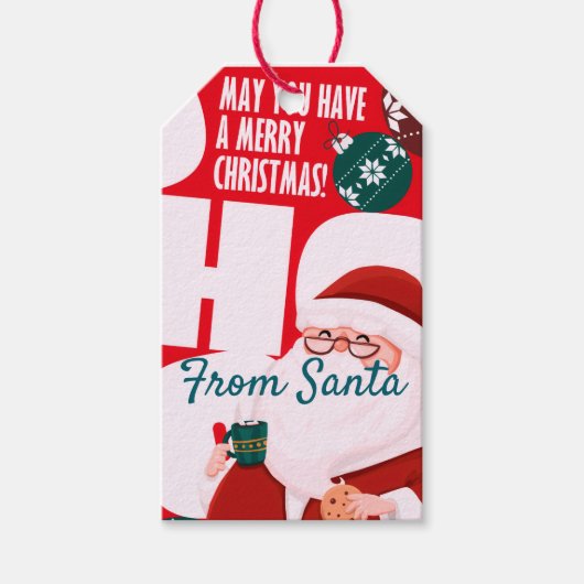 Ho ho ho  cadeaulabel (Voorkant)