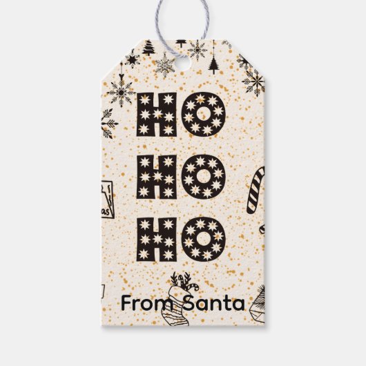 Ho ho ho  cadeaulabel (Voorkant)