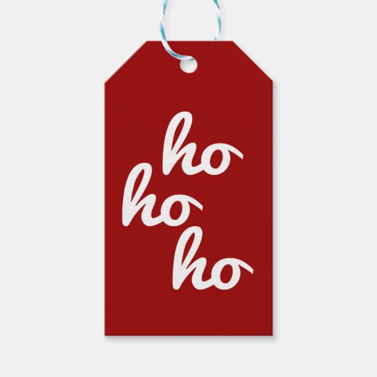 Ho-ho-ho Cadeaulabel (Voorkant)