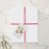 Ho Ho Ho Cadeaulabel (Met Touw)