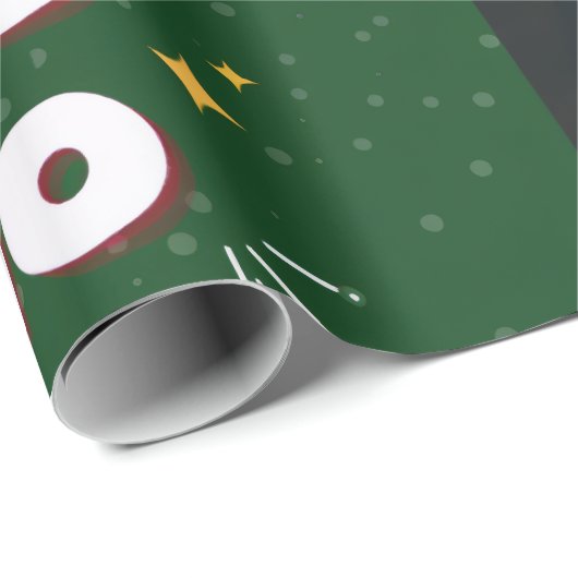 Ho ho ho  cadeaupapier (Rol Hoek)