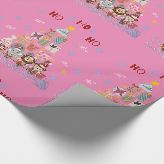 Ho Ho HO Cadeaupapier (Hoek)