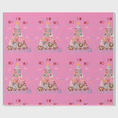 Ho Ho HO Cadeaupapier (Vlak)