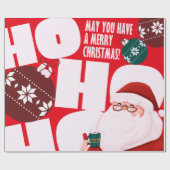 Ho ho ho  cadeaupapier (Vlak)