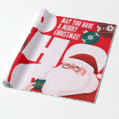 Ho ho ho  cadeaupapier (Uitgerold)