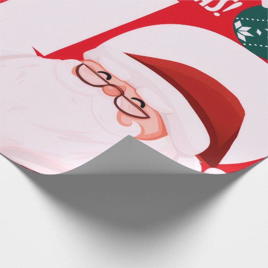 Ho ho ho  cadeaupapier (Hoek)